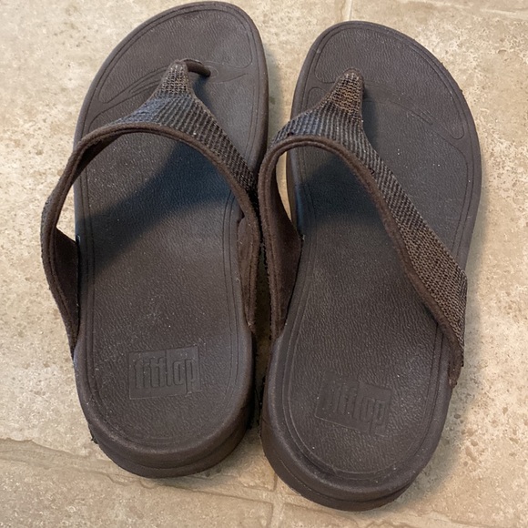 Fitflop womens Lulu Superglitz Textile sandal - Picture 4 of 7